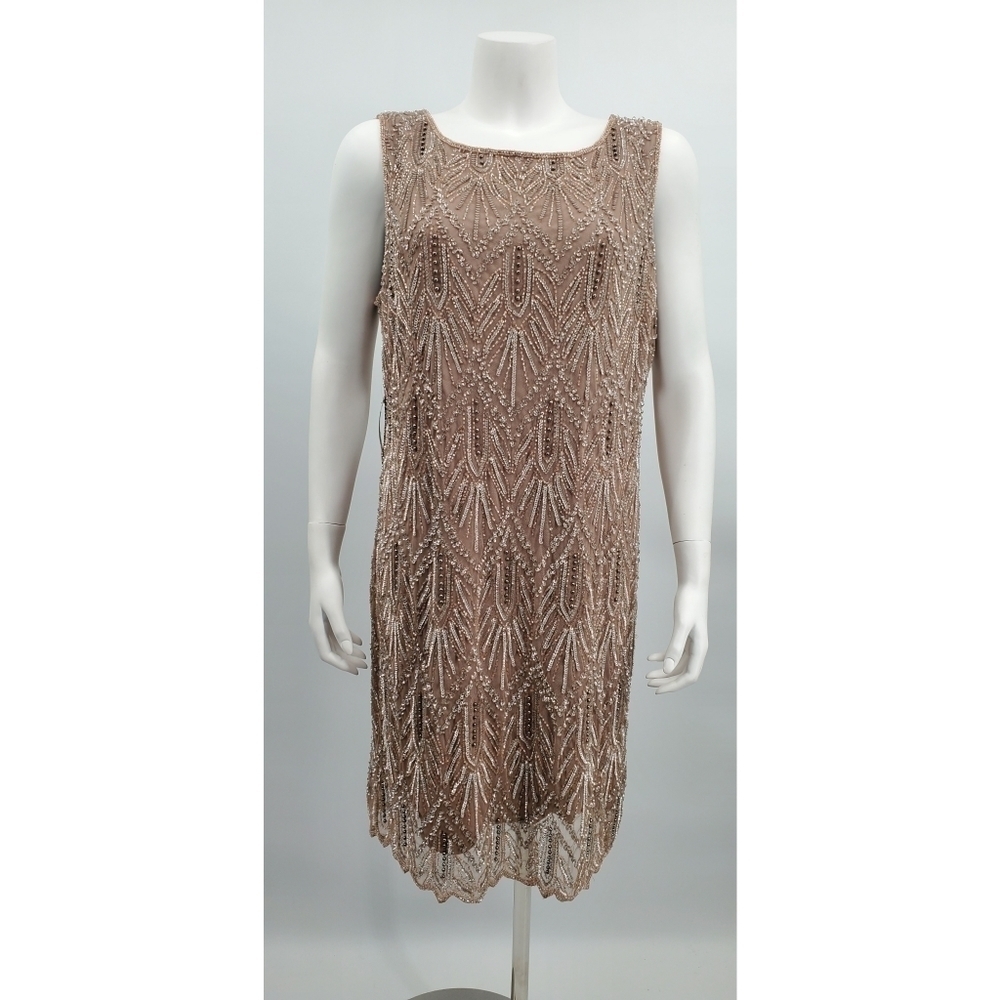 Pizarro Nights d-2200 short flapper beaded dres 16